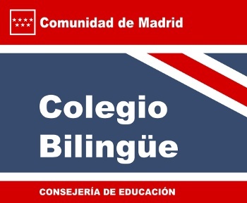 Logotipo educación bilingüe Comunidad de Madrid